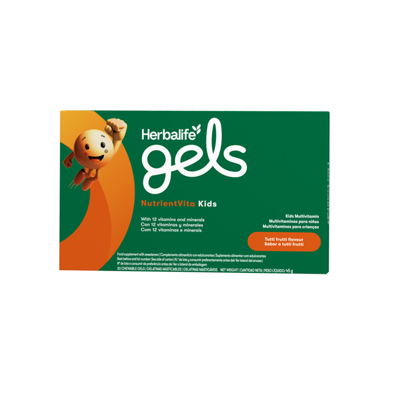 Herbalife Gels NutrientVita Kids Tutti Frutti 30 chewable gels
