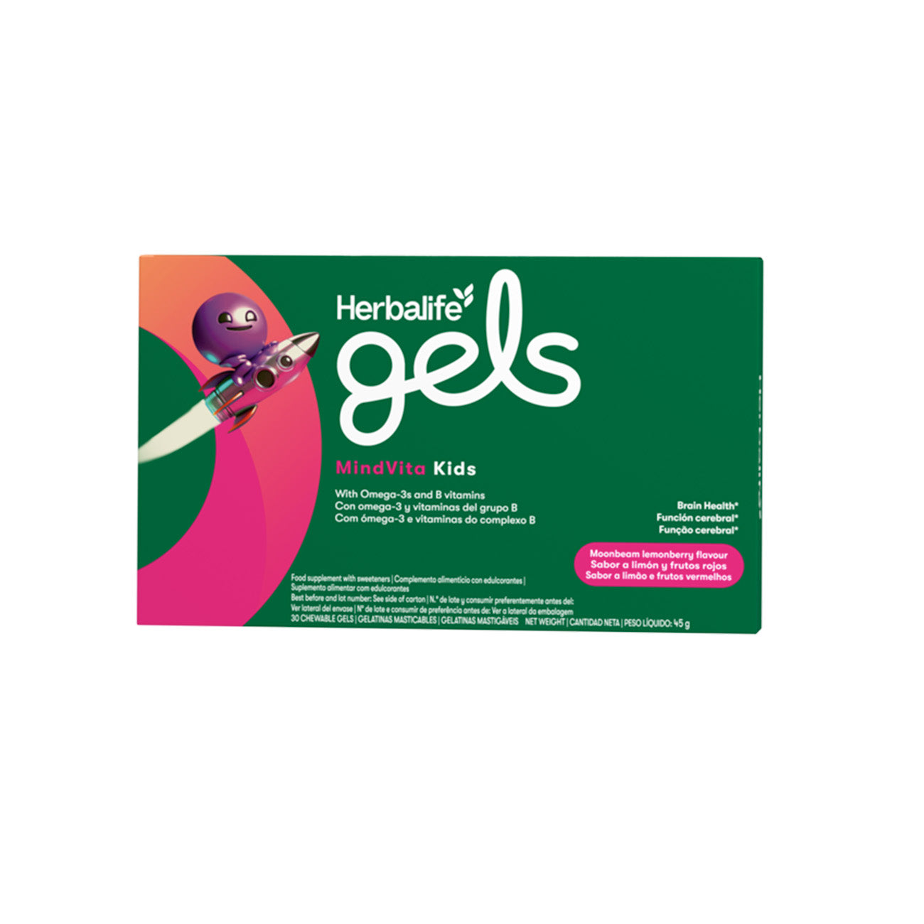 Herbalife Gels MindVita Kids Moonbeam Lemonberry 30 chewable gels