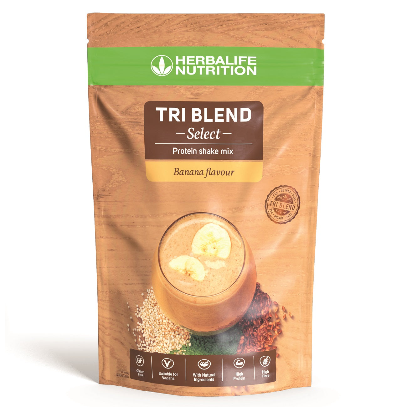 Herbalife Tri Blend Select Protein shake mix Banana 600 G