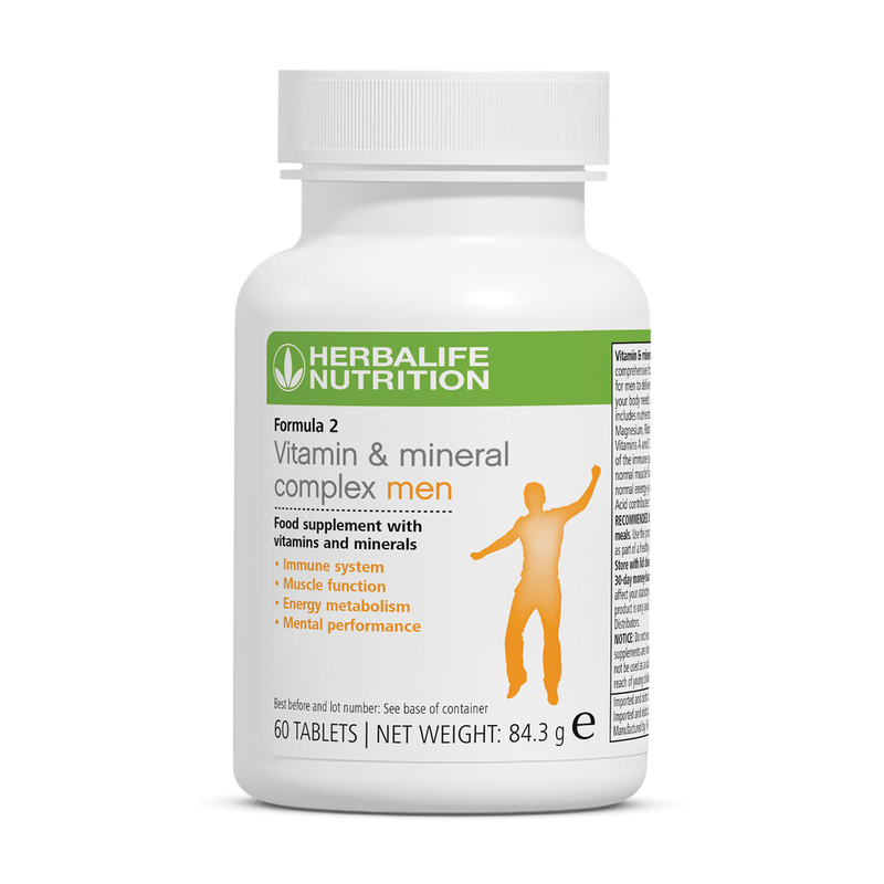 Herbalife Formula 2 Vitamin & Mineral Complex Men's 60 tablets Herbalife Formula 2 Vitamin & Mineral Complex Men's 60 tablets